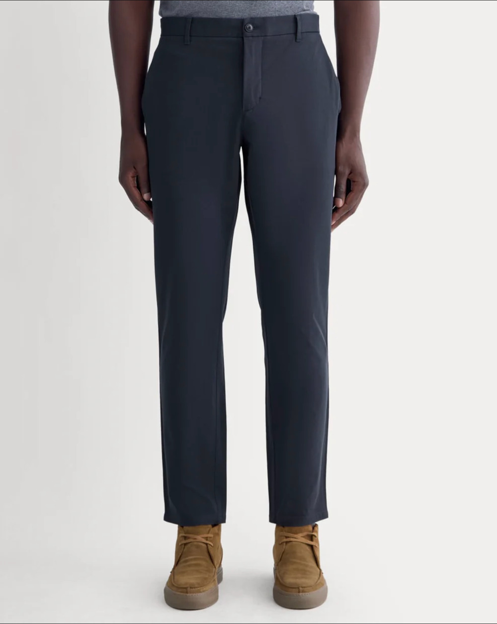 EVERLANE Uniform Mens Performance Chino Pants 34x30 Navy Blue Athletic Fit NWT
